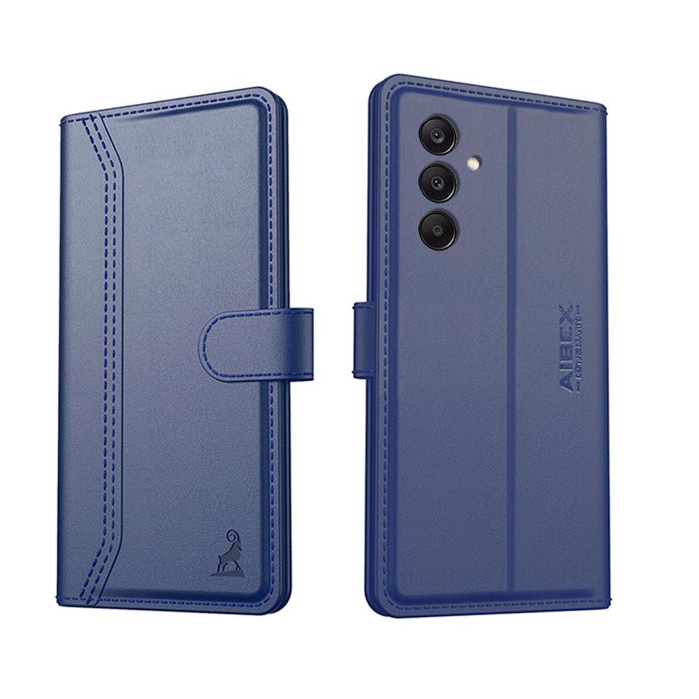 Samsung Galaxy S24 5G Aibex PU Leather Flip Cover Foldable Stand & Pocket Magnetic Closure - Aibex